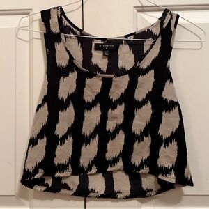 Bycorpus semi sheer crop tank